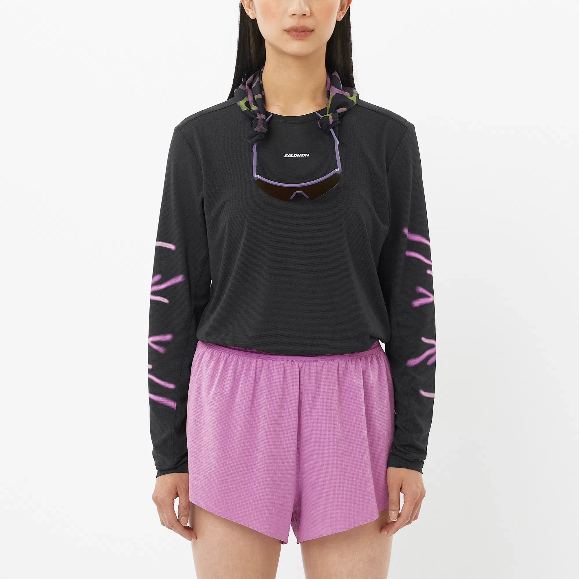 Salomon Shakeout Core Graphic Long Sleeve T-Shirt Women's