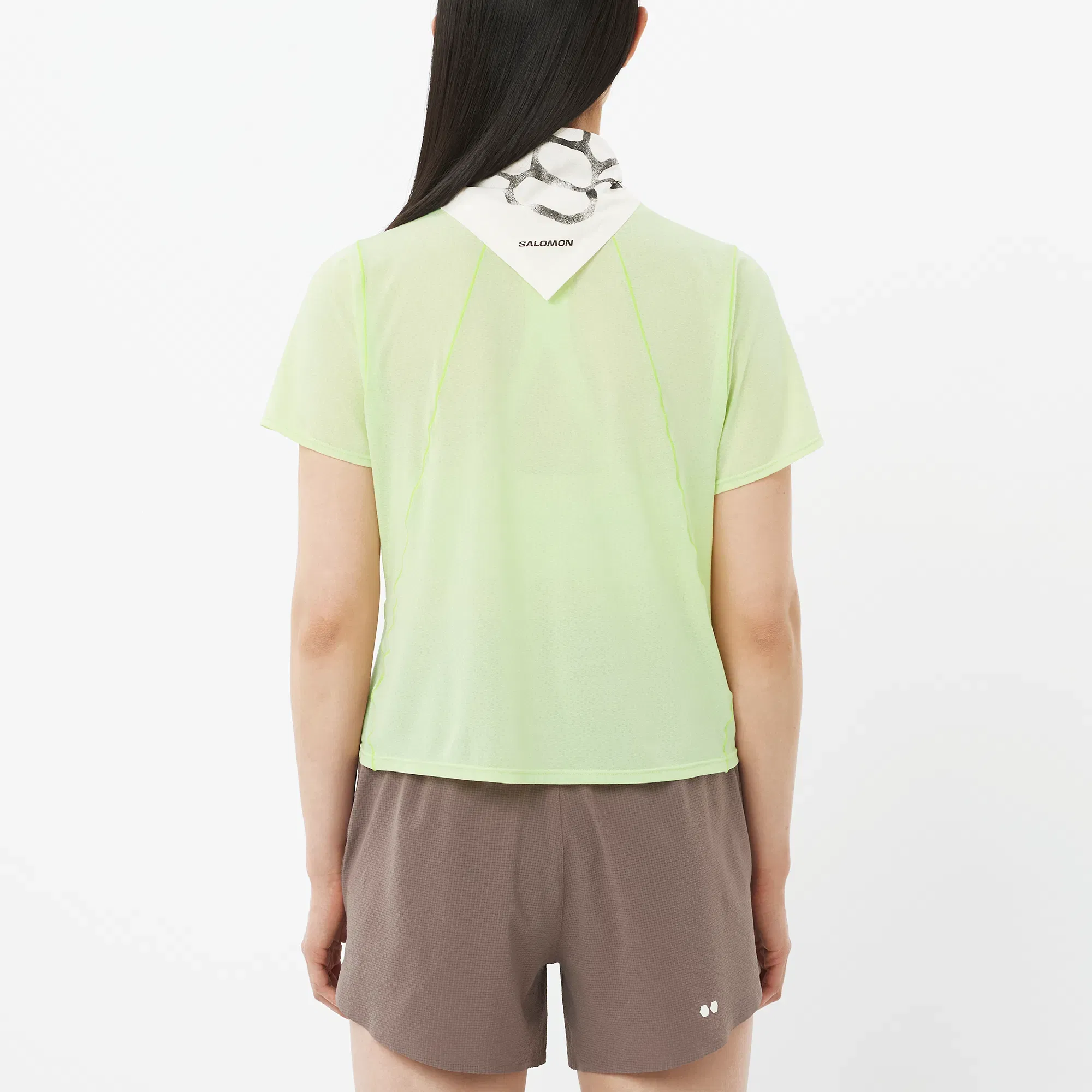 Salomon Shakeout Air Cropped Shorts Sleeve T-Shirt Women's