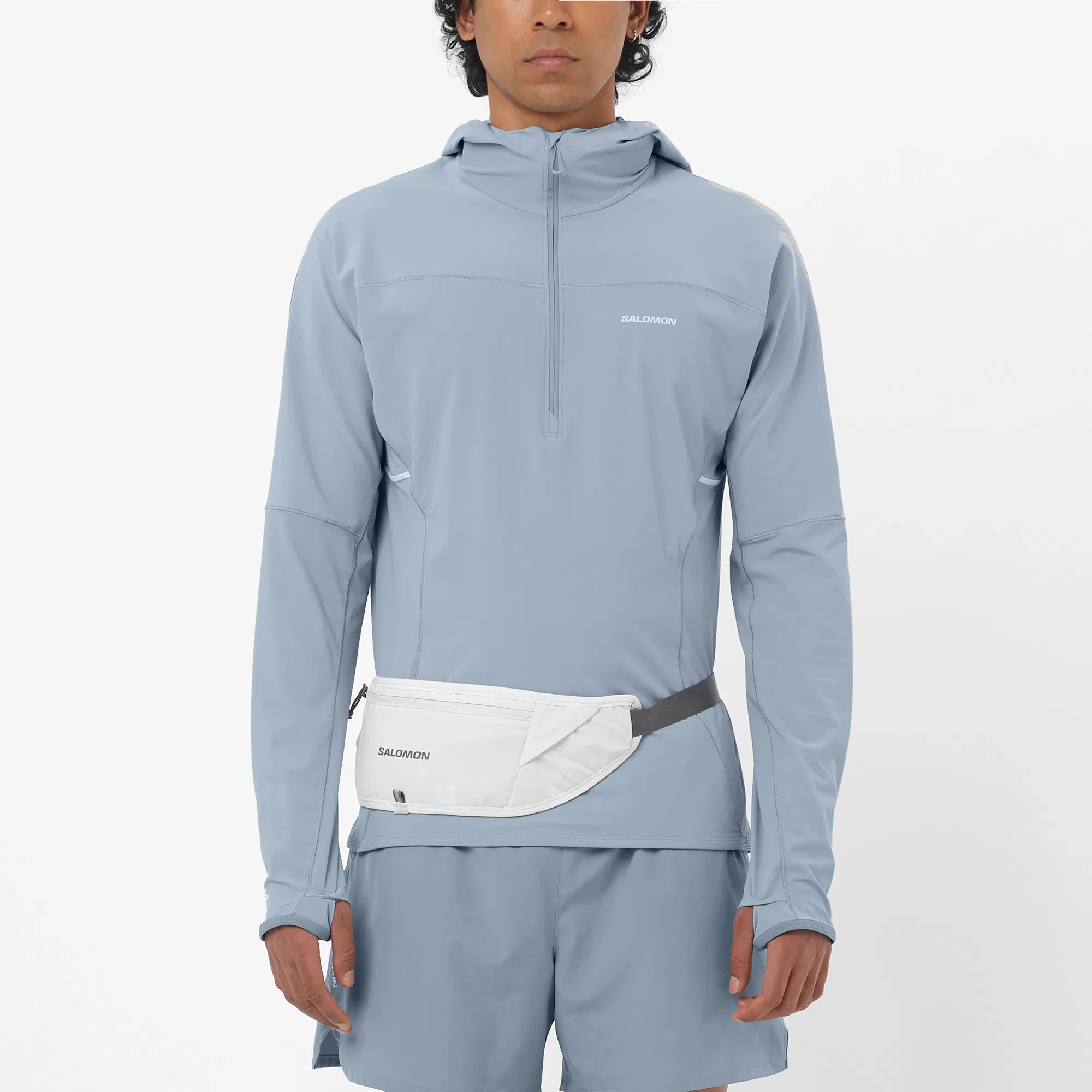 Salomon Sense Aero Hybrid Midlayer Jacket With Hood