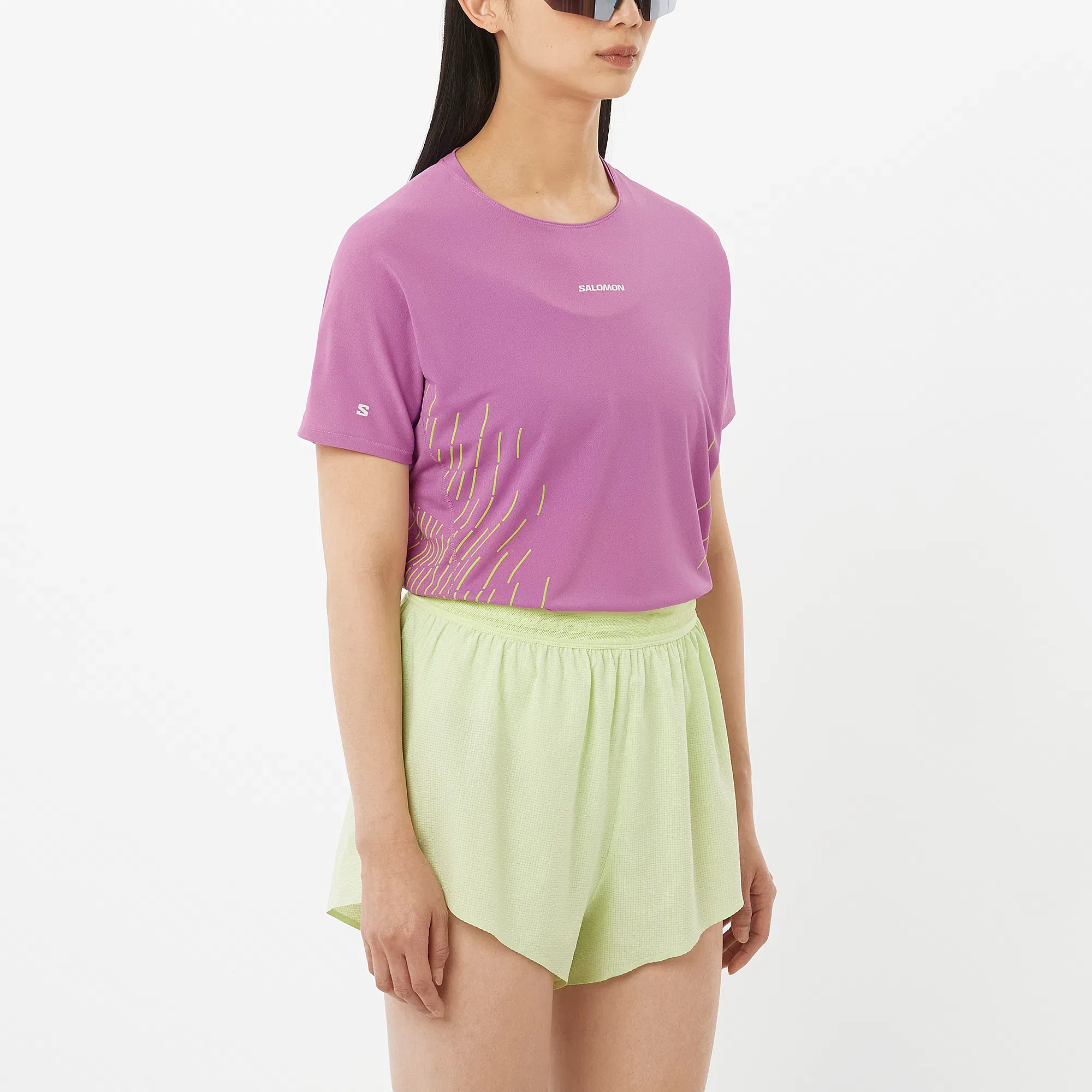 Salomon Sense Aero Graphic Shorts Sleeve T-Shirt Women's