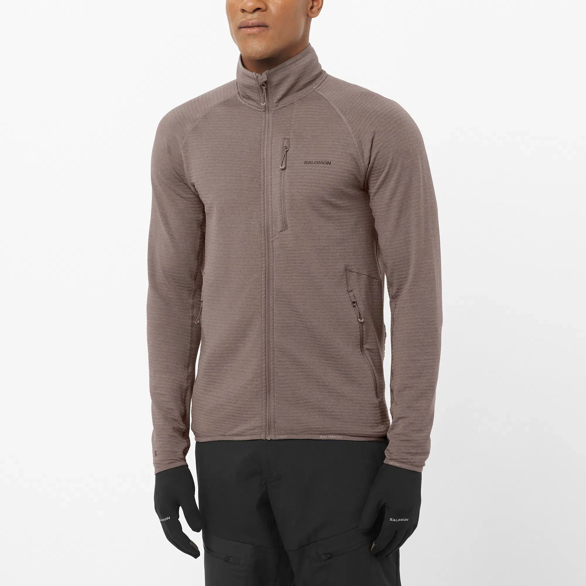 Salomon Essential Lightwarm Full Zip Midlayer Jacket