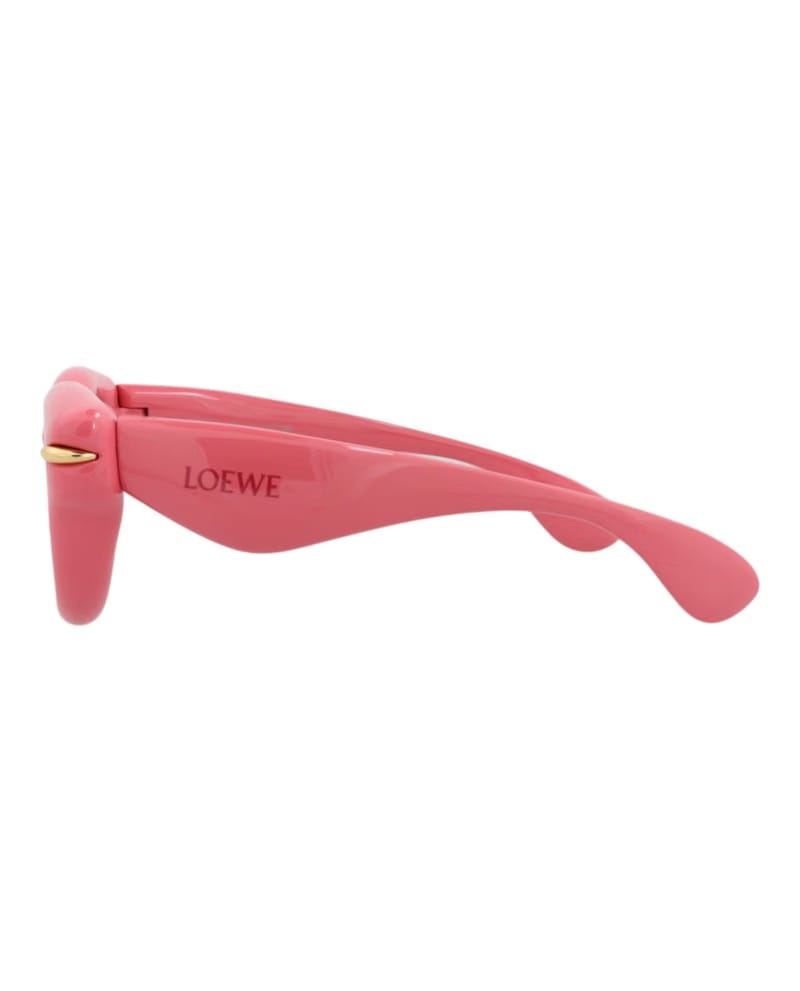 LOEWE Round Sunglasses Pink Pink Brown (LW40118I-46-72E)