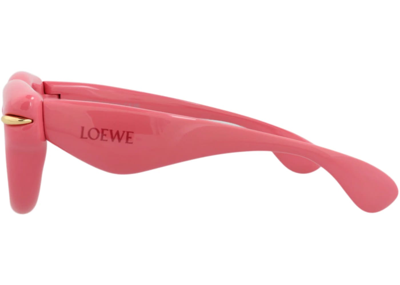LOEWE Round Sunglasses Pink Pink Brown (LW40118I-46-72E)