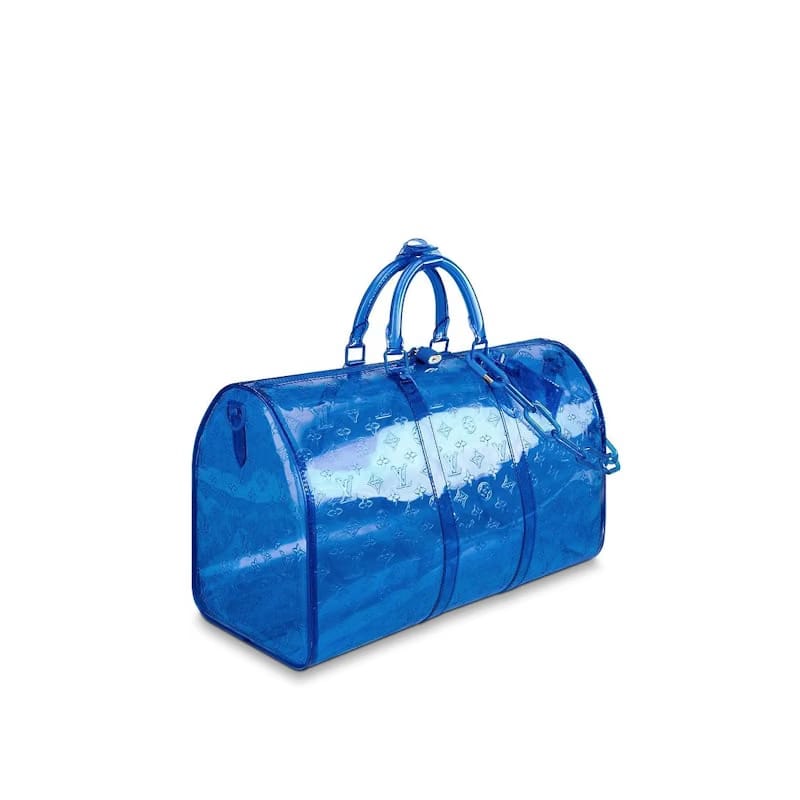 Louis Vuitton Keepall Bandouliere Monogram 50 Blue