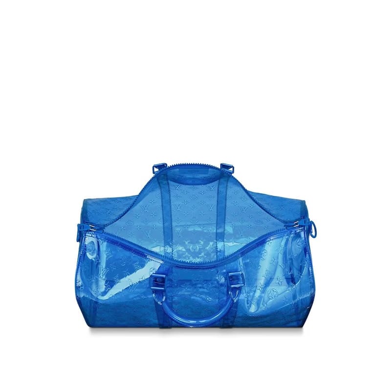 Louis Vuitton Keepall Bandouliere Monogram 50 Blue