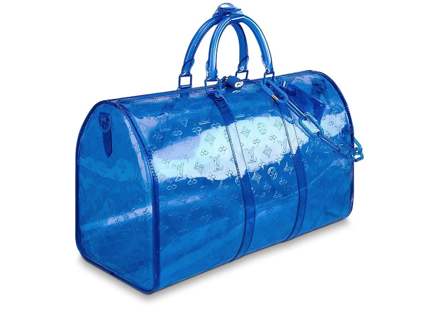 Louis Vuitton Keepall Bandouliere Monogram 50 Blue