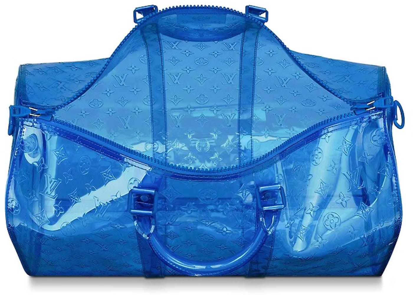 Louis Vuitton Keepall Bandouliere Monogram 50 Blue