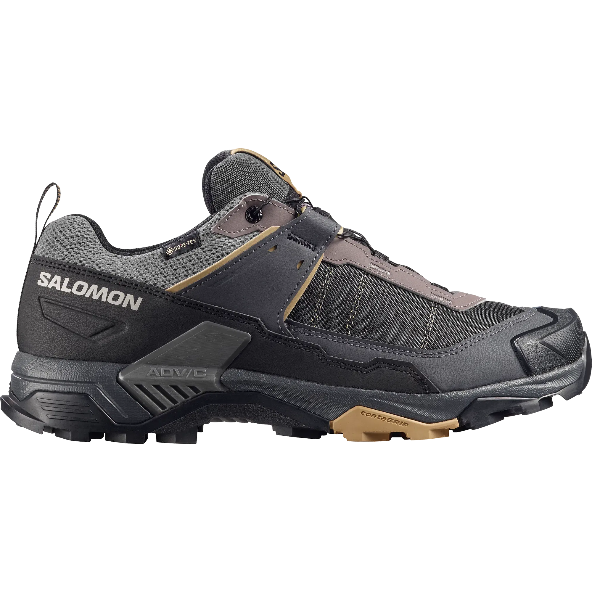 Salomon x Ultra 5 Wide Gore-Tex Hiking Dark Gull Gray