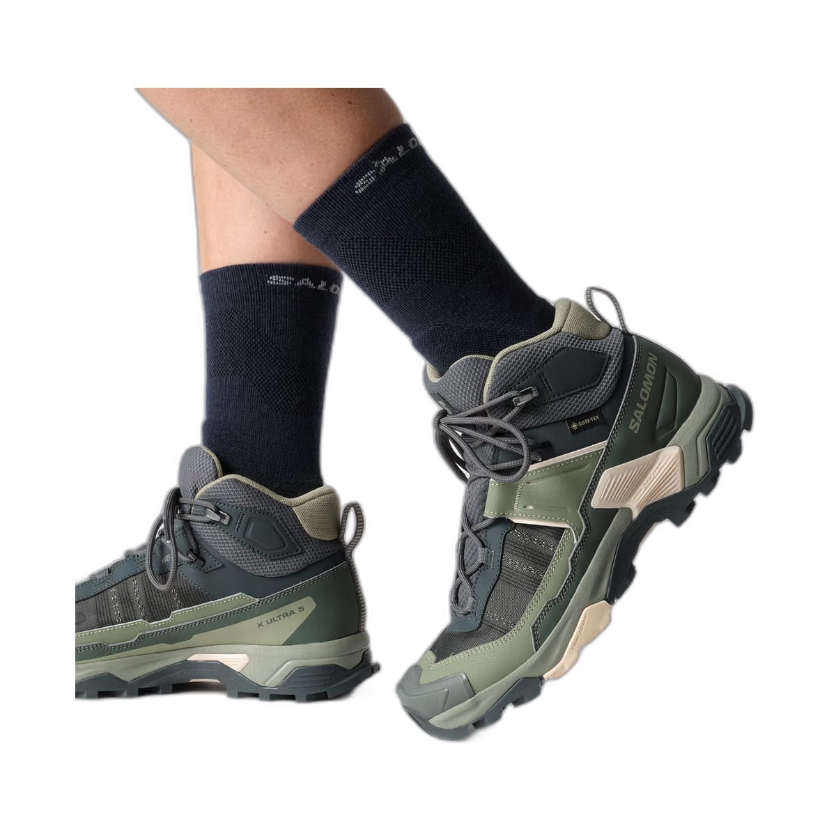 Salomon X Ultra 5 Mid Gore-Tex Hiking Womens Turbulence