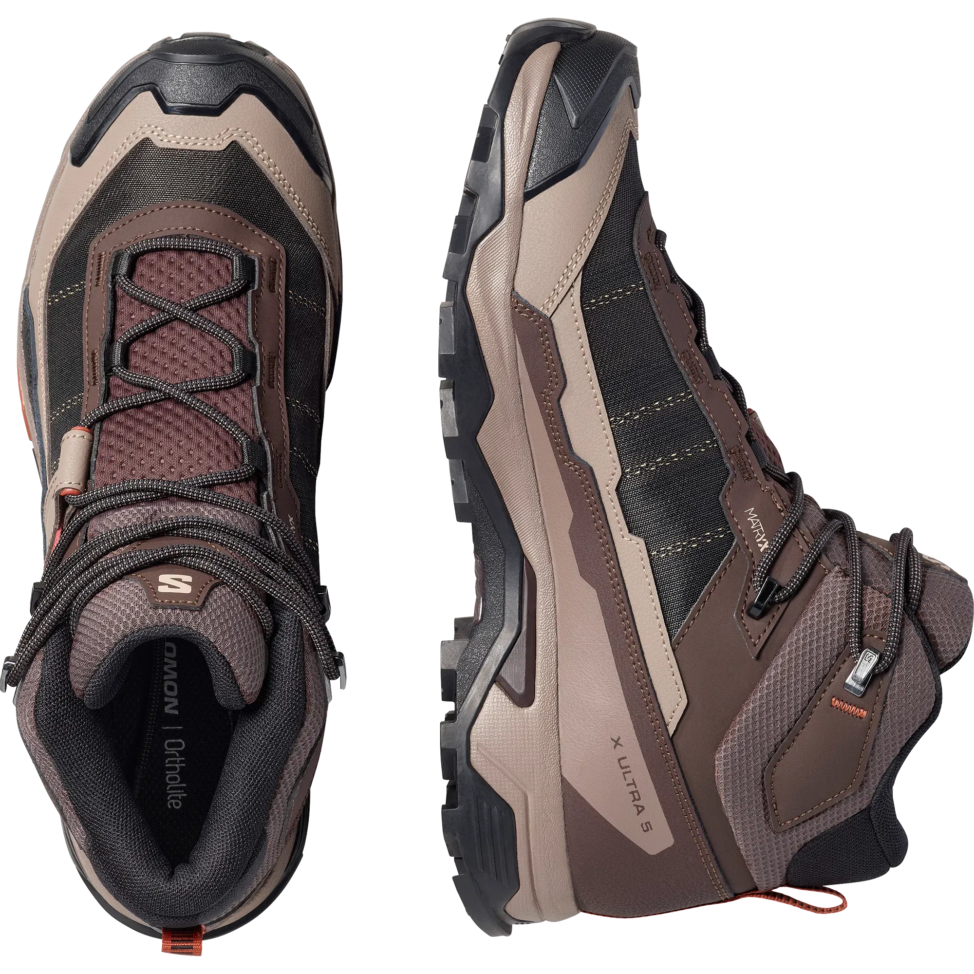 Salomon x Ultra 5 Mid Gore-Tex Hiking Black Coffee