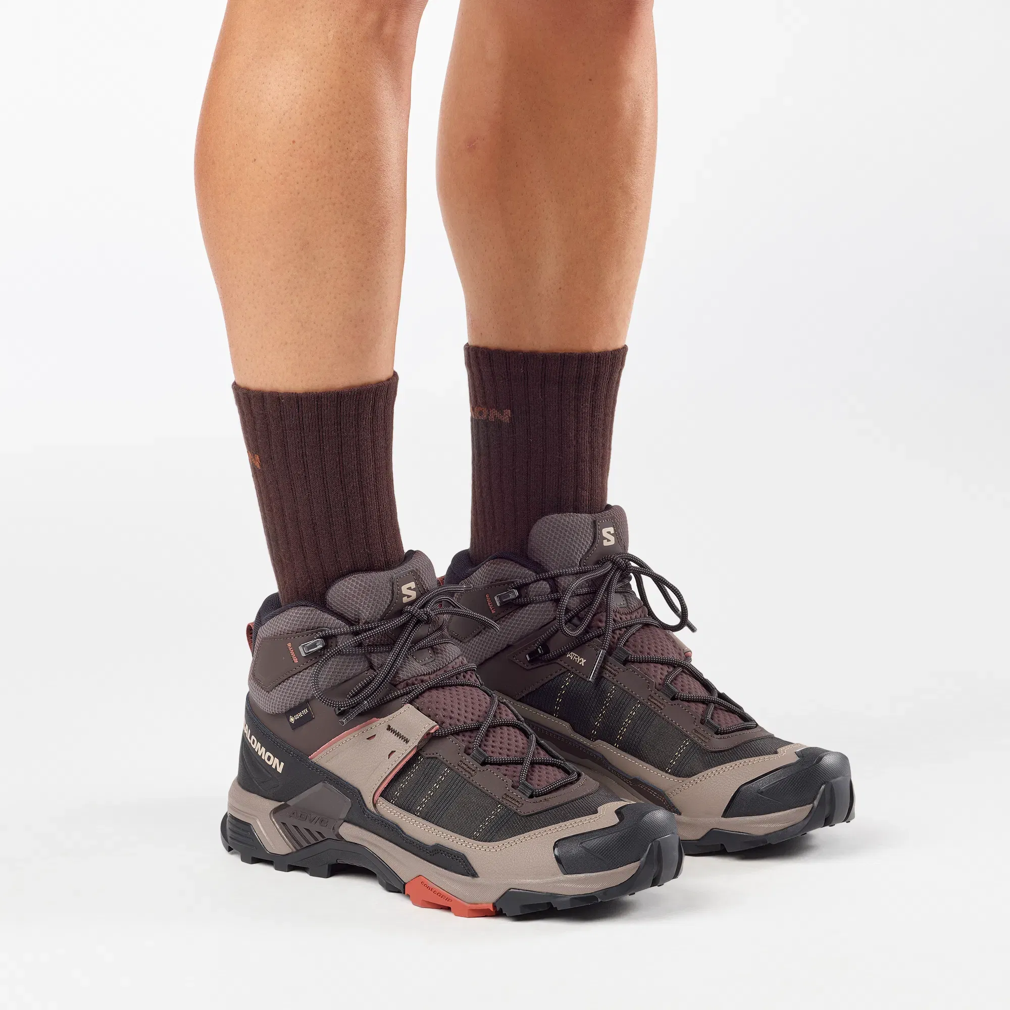 Salomon x Ultra 5 Mid Gore-Tex Hiking Black Coffee