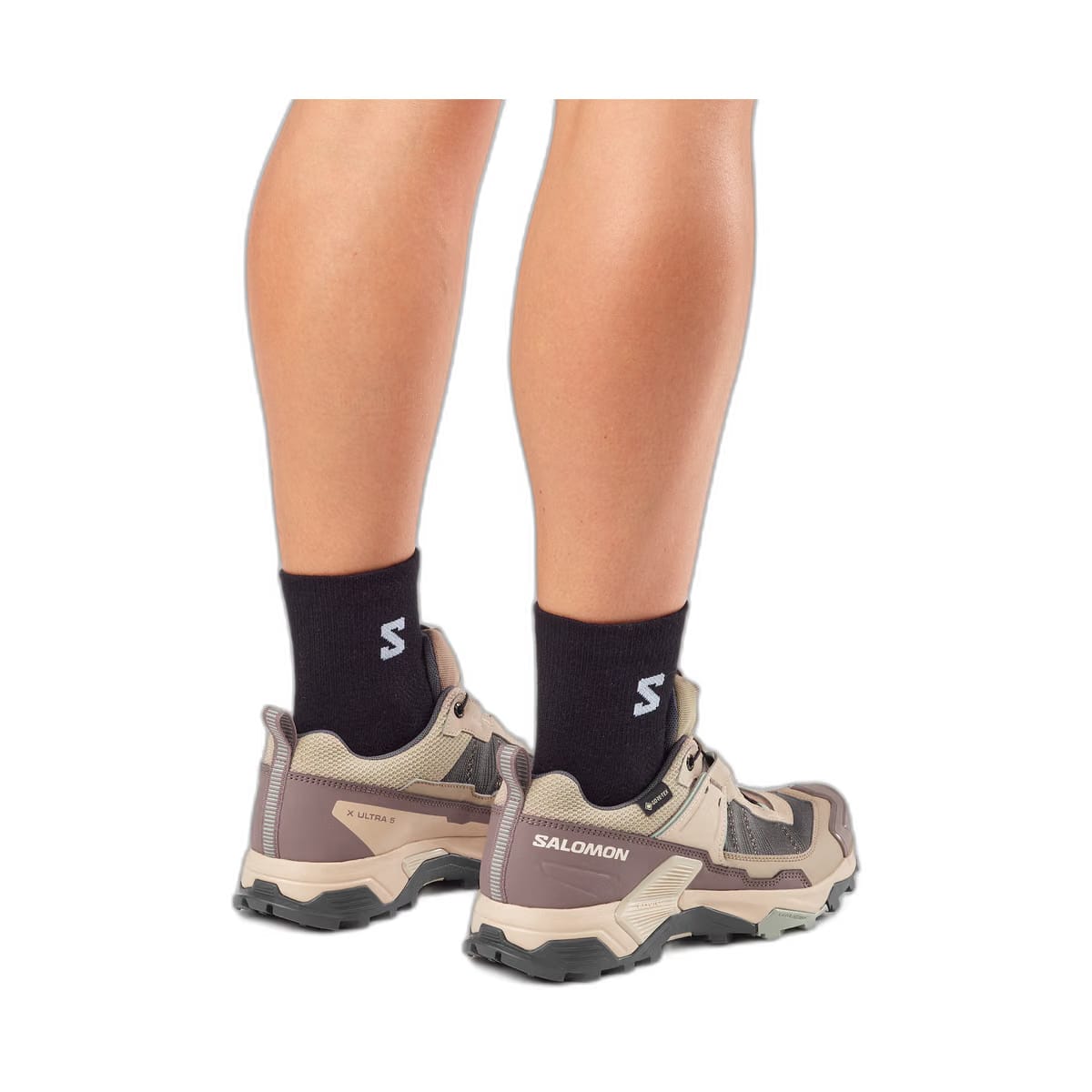 Salomon X Ultra 5 Gore-Tex Hiking Womens Desert Tan