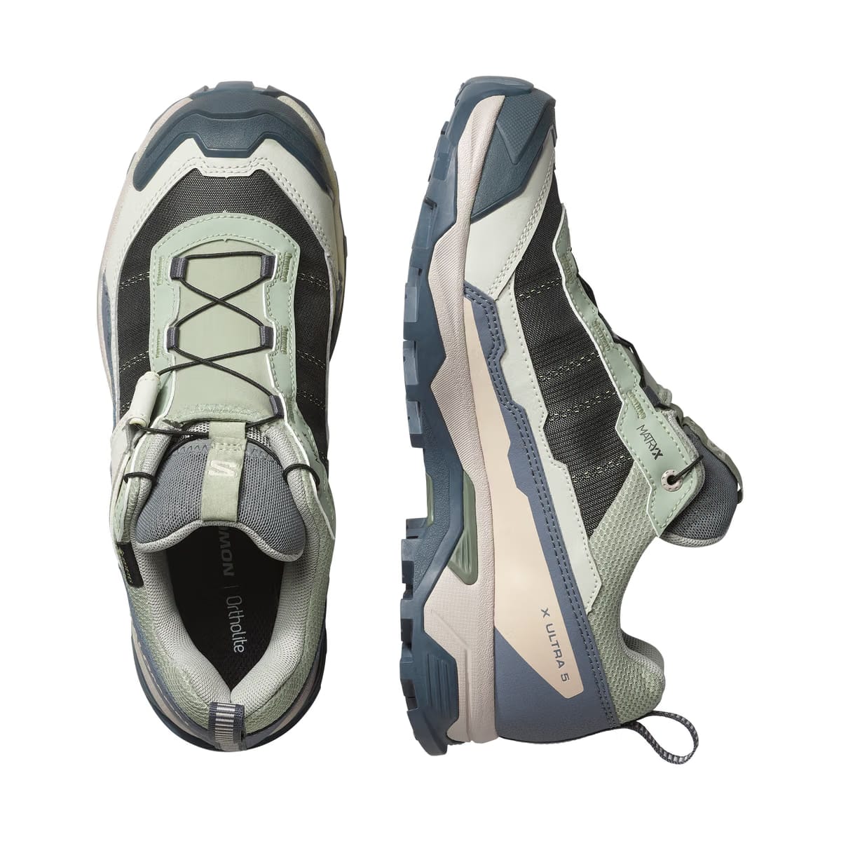 Salomon X Ultra 5 Gore-Tex Hiking Womens Seagrass