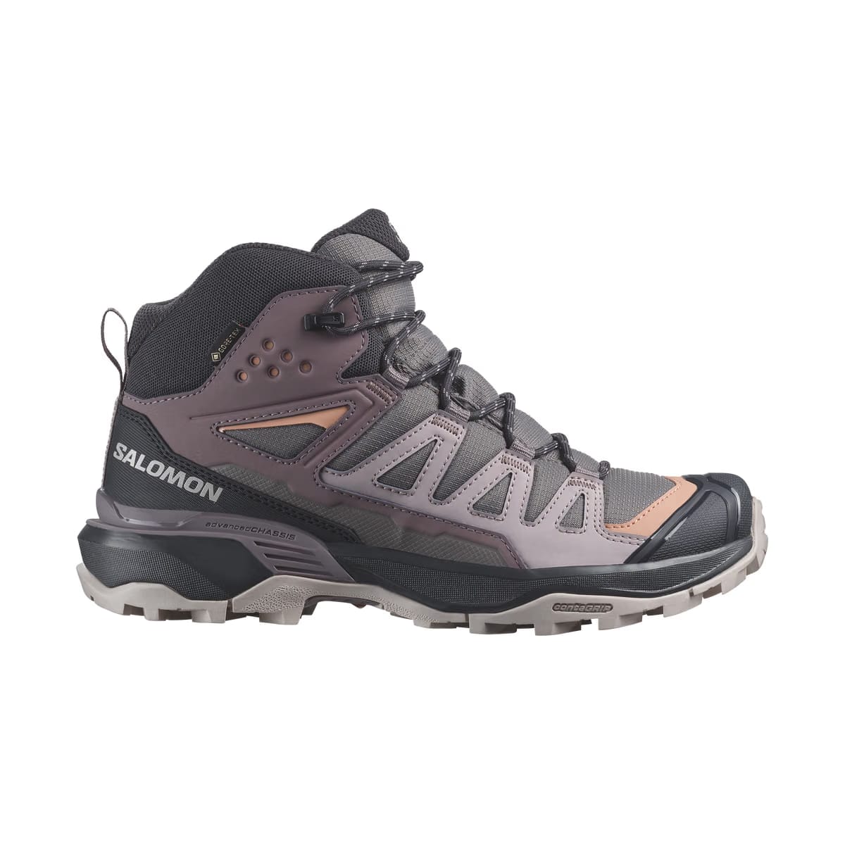 Salomon X Ultra 360 Mid Gore-Tex Hiking Womens Plum Kitten