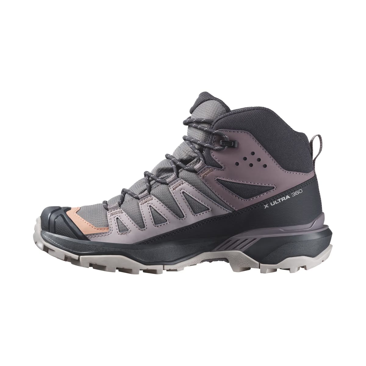 Salomon X Ultra 360 Mid Gore-Tex Hiking Womens Plum Kitten