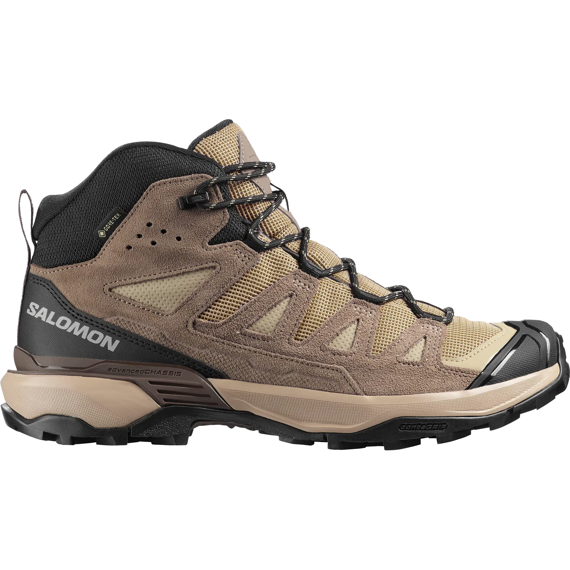 Salomon x Ultra 360 Leather Mid Gore-Tex Hiking Desert Tan