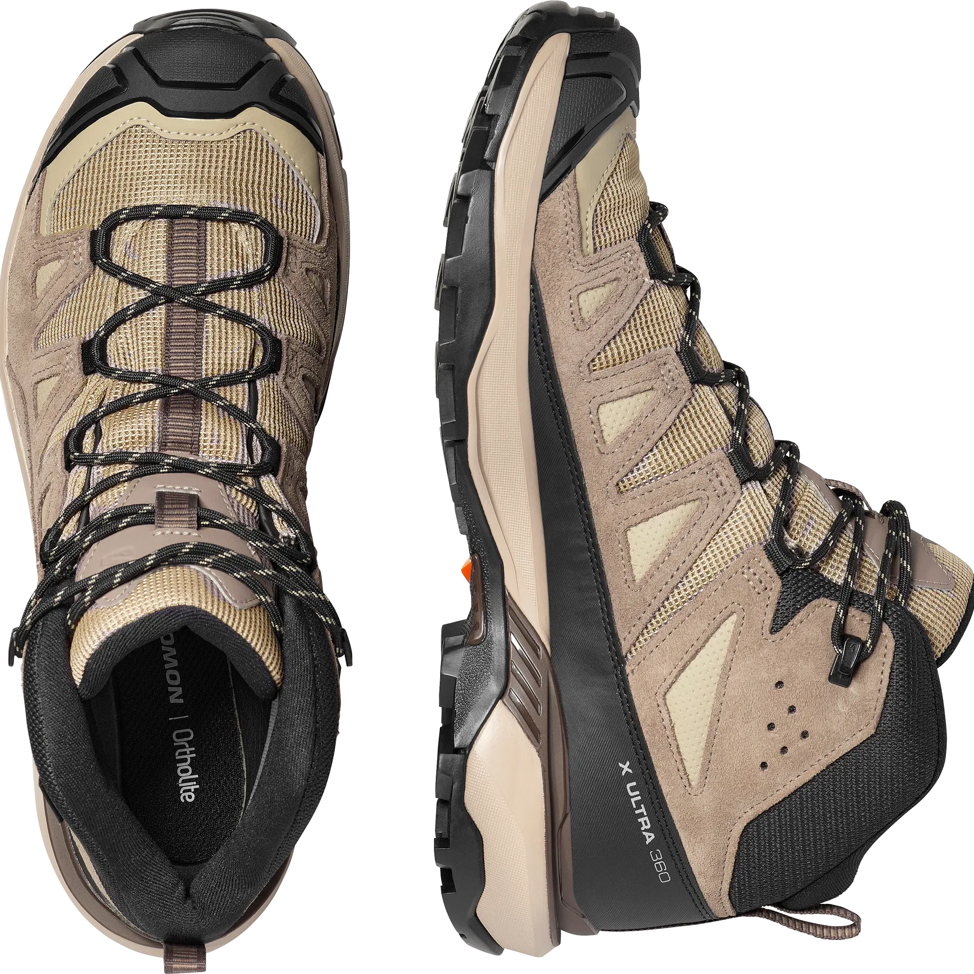 Salomon x Ultra 360 Leather Mid Gore-Tex Hiking Desert Tan