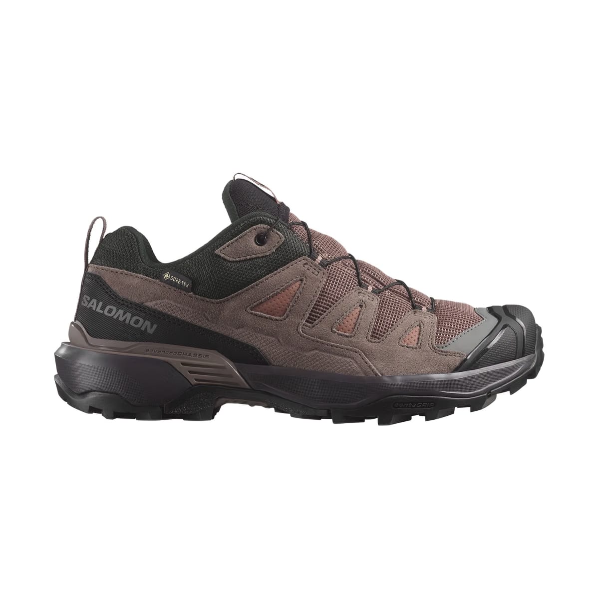 Salomon X Ultra 360 Leather Gore-Tex Hiking Womens Cognac