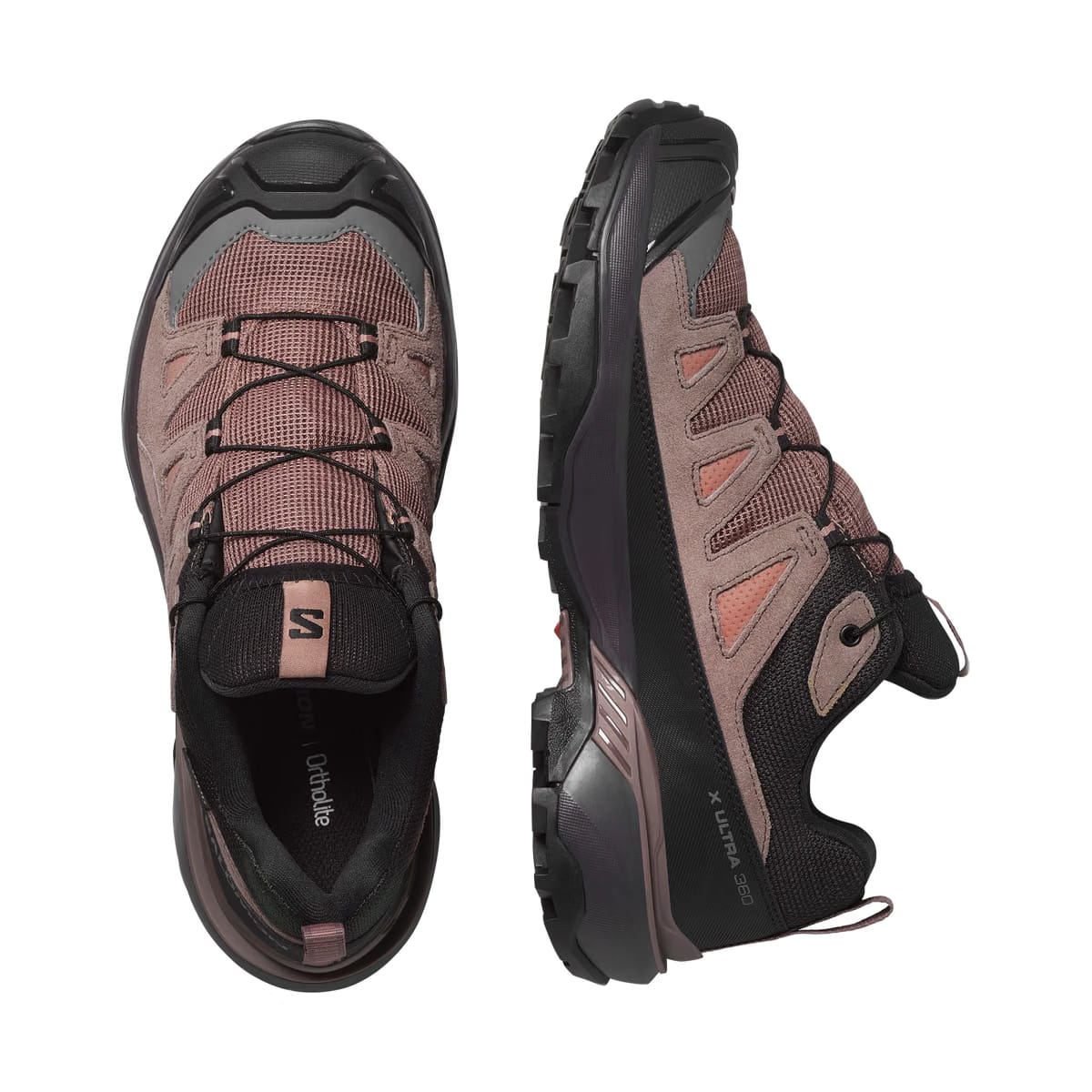 Salomon X Ultra 360 Leather Gore-Tex Hiking Womens Cognac