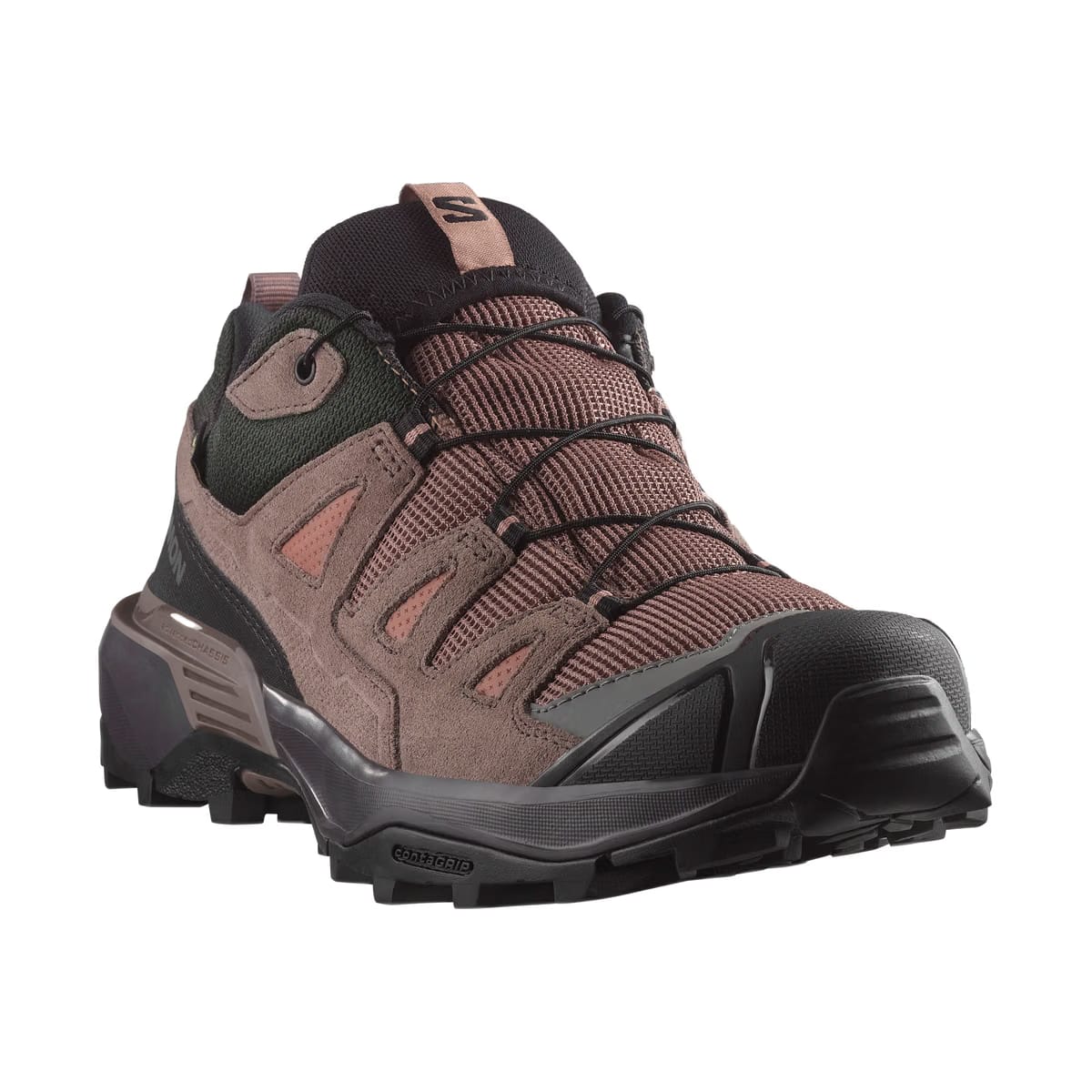 Salomon X Ultra 360 Leather Gore-Tex Hiking Womens Cognac
