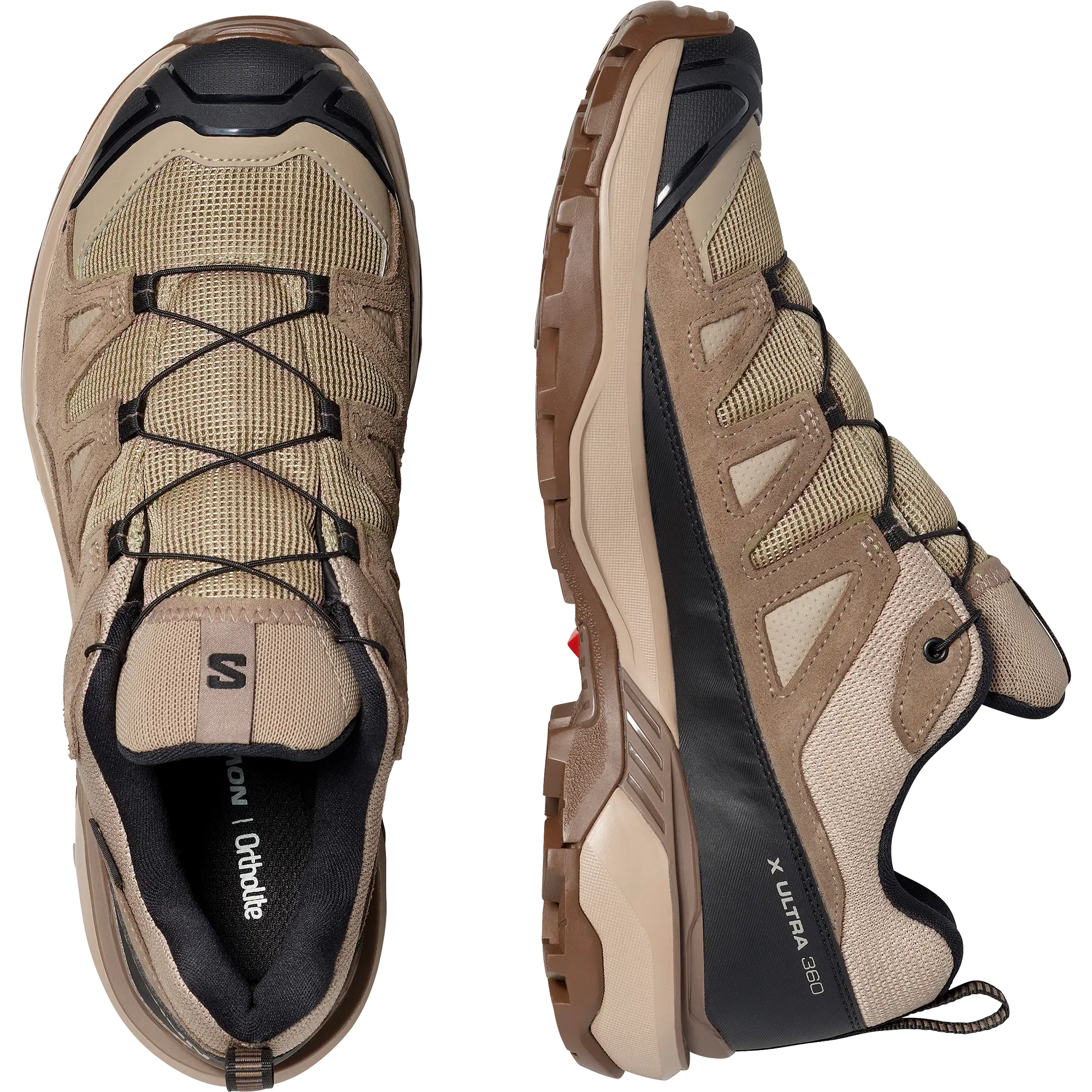 Salomon x Ultra 360 Leather Gore-Tex Hiking Desert Tan