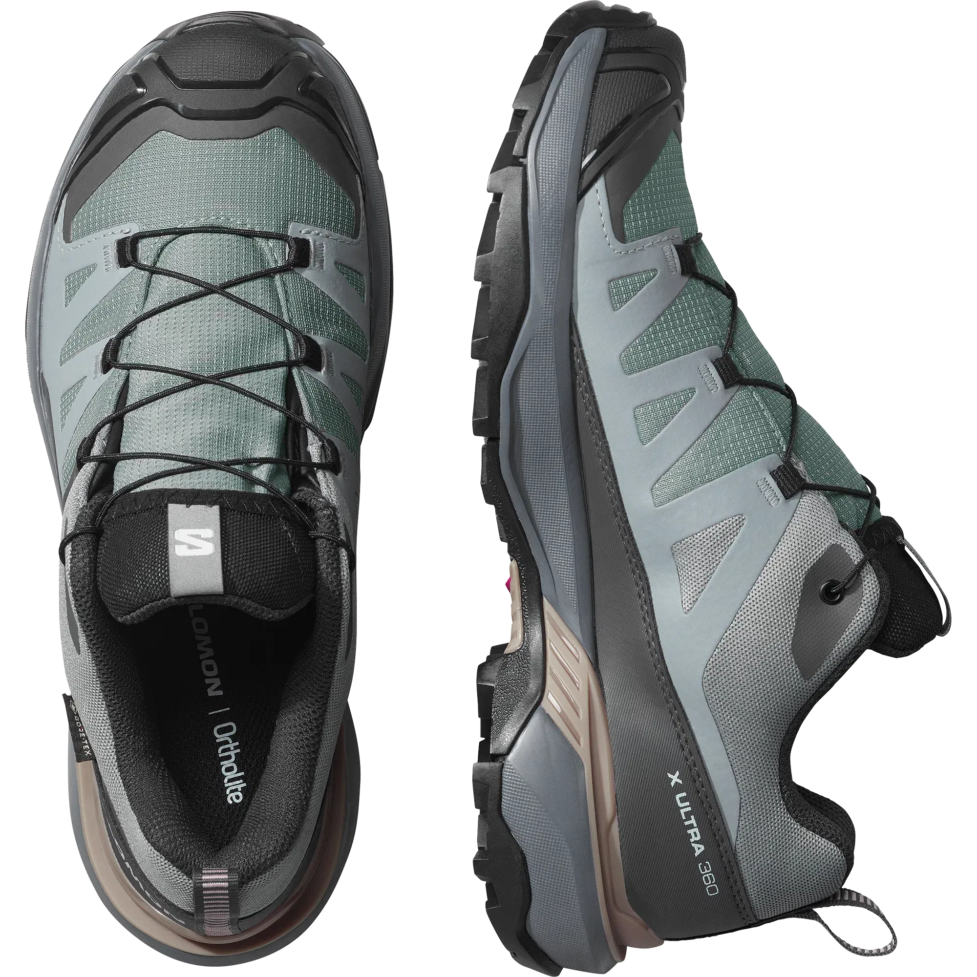 Salomon X Ultra 360 Gore-Tex Hiking Womens Sedona Sage