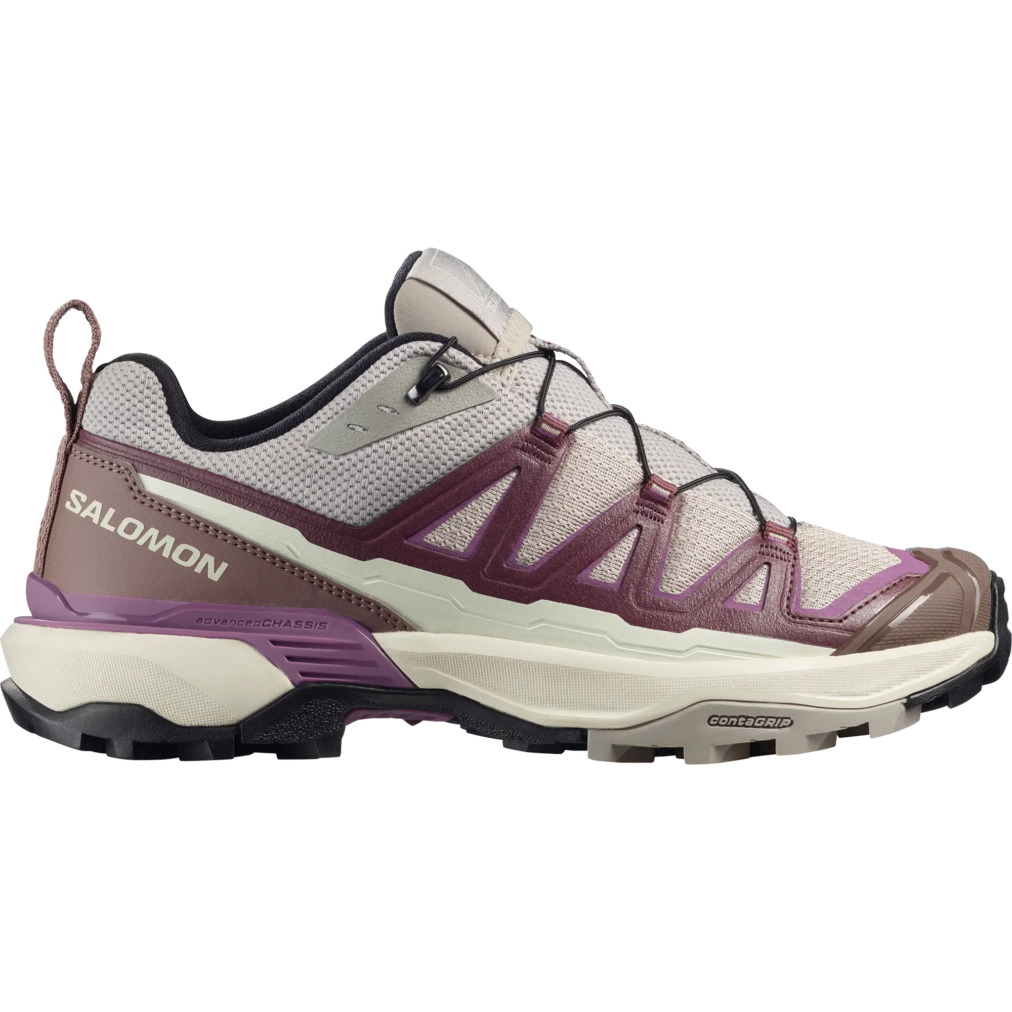 Salomon X Ultra 360 Edge Hiking Womens Silver Cloud