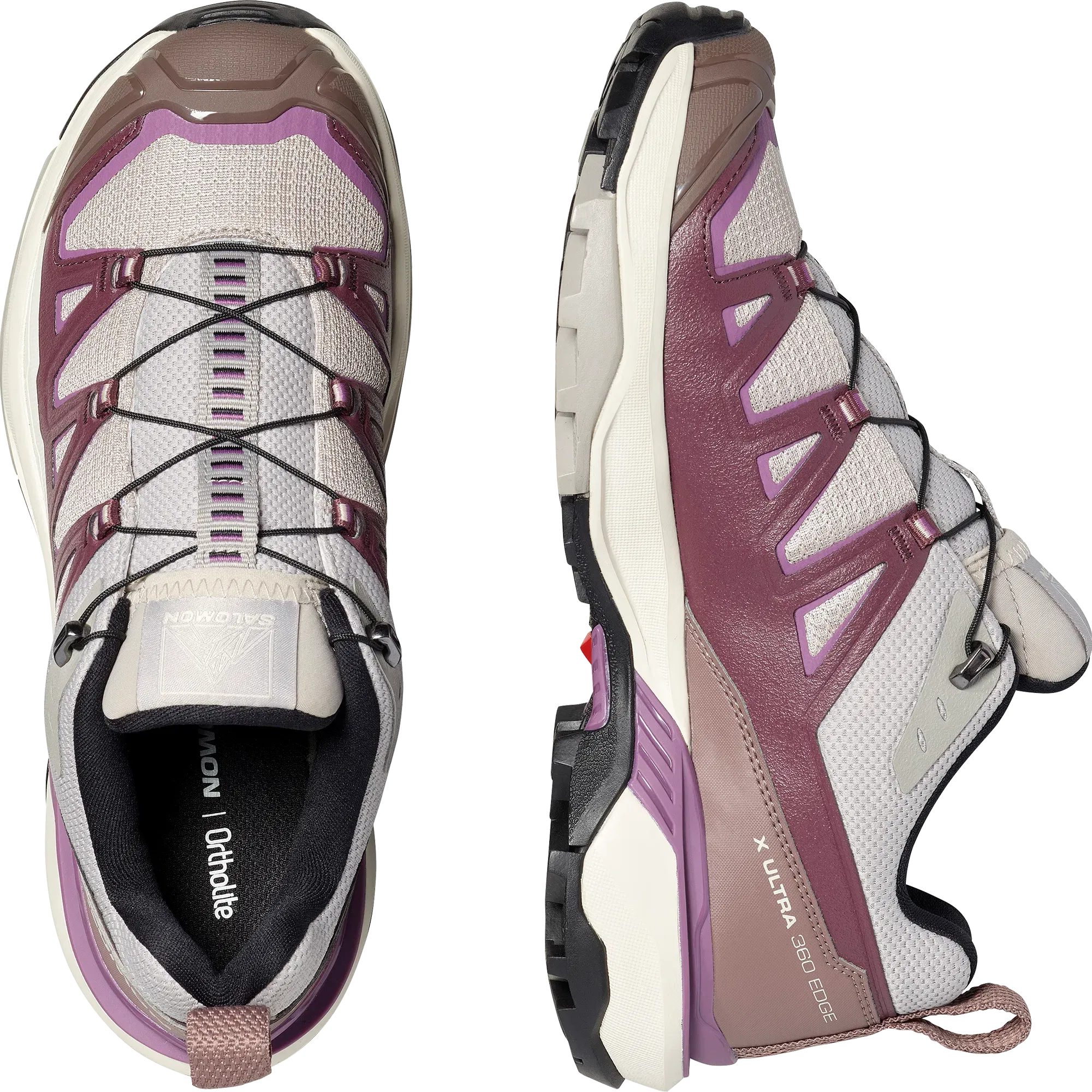 Salomon X Ultra 360 Edge Hiking Womens Silver Cloud