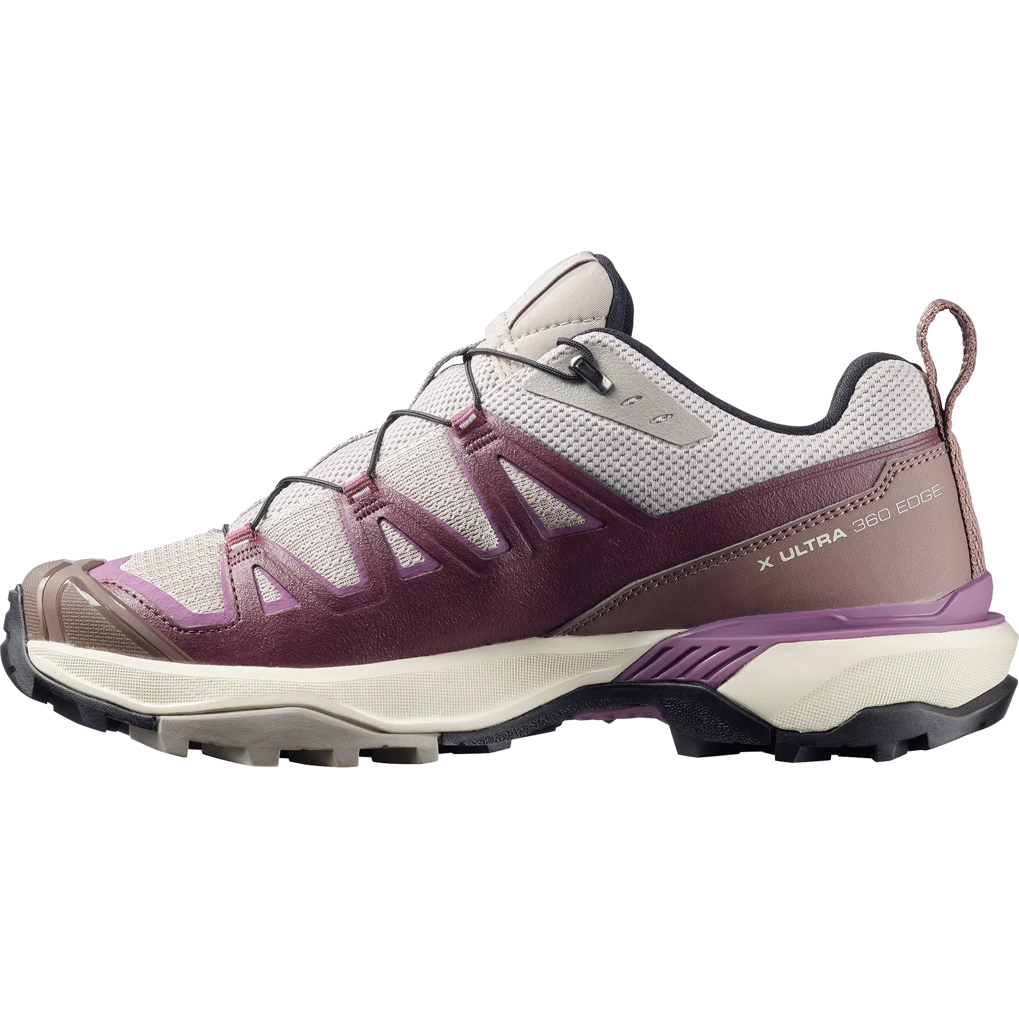 Salomon X Ultra 360 Edge Hiking Womens Silver Cloud