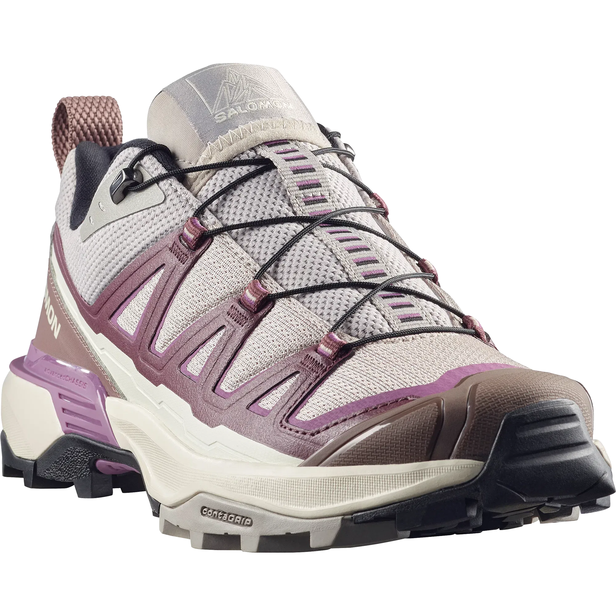 Salomon X Ultra 360 Edge Hiking Womens Silver Cloud