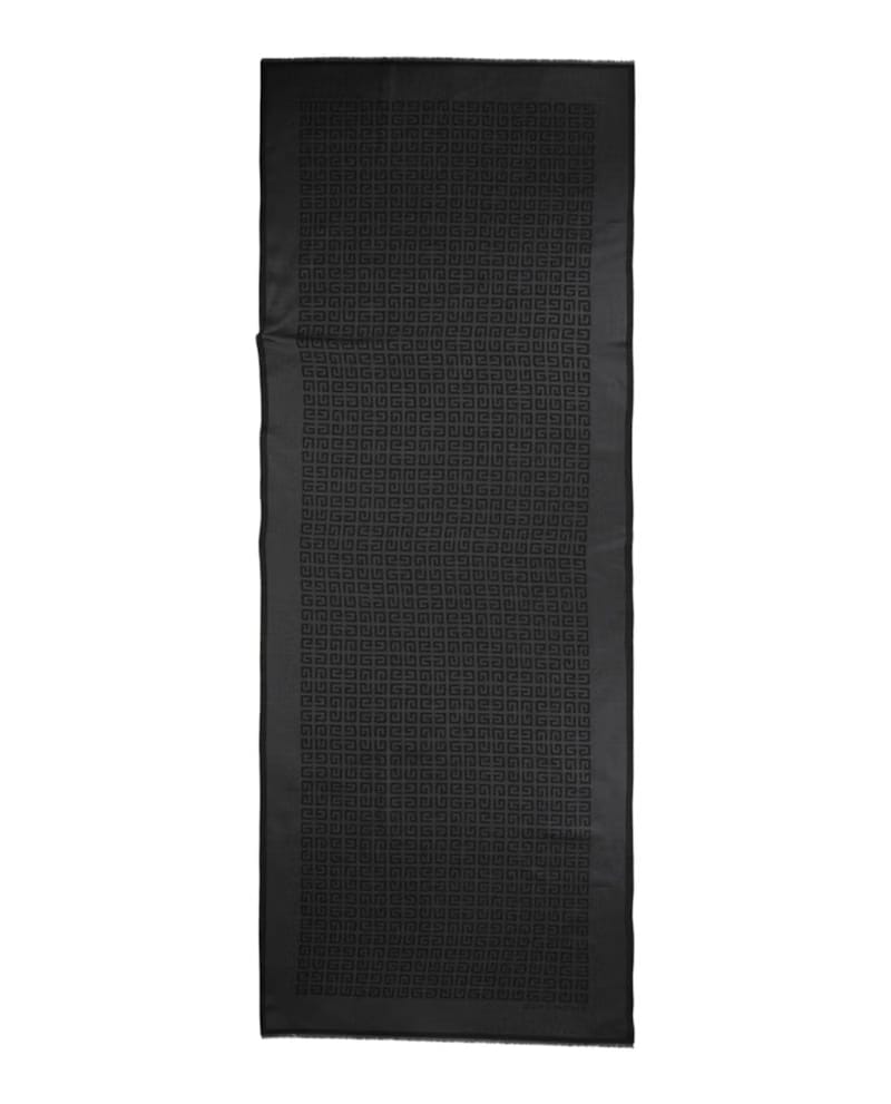 Givenchy 4G Oblong Scarf Dark Grey