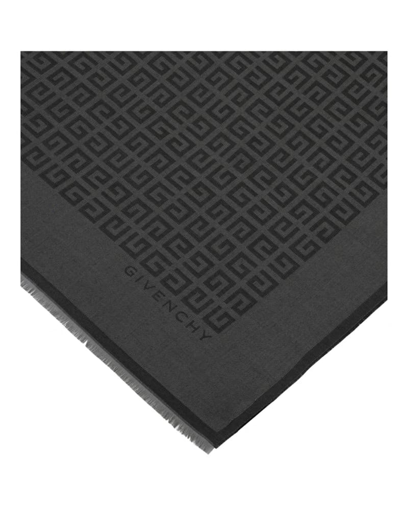 Givenchy 4G Oblong Scarf Dark Grey