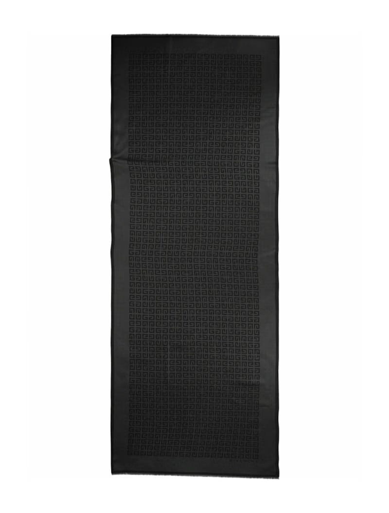 Givenchy 4G Oblong Scarf Dark Grey