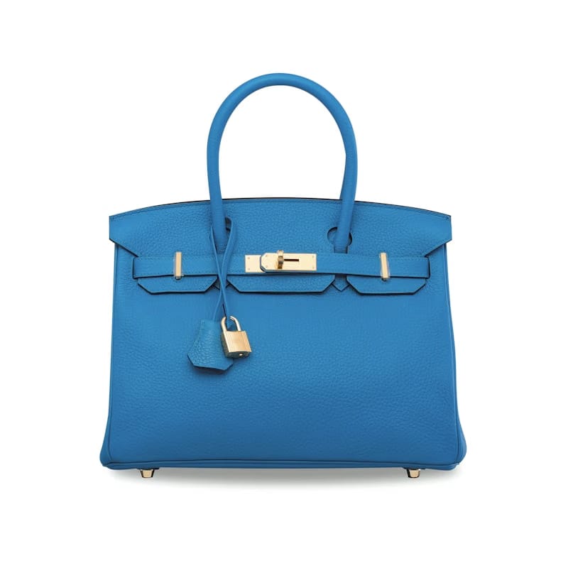 Hermes Birkin 30 Bleu Zanzibar