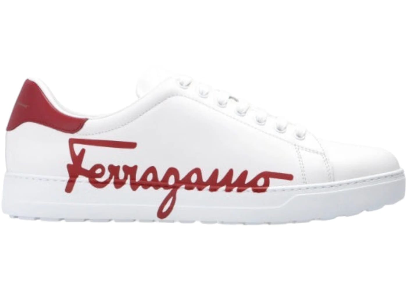 Salvatore Ferragamo Naruto Sneaker White Red