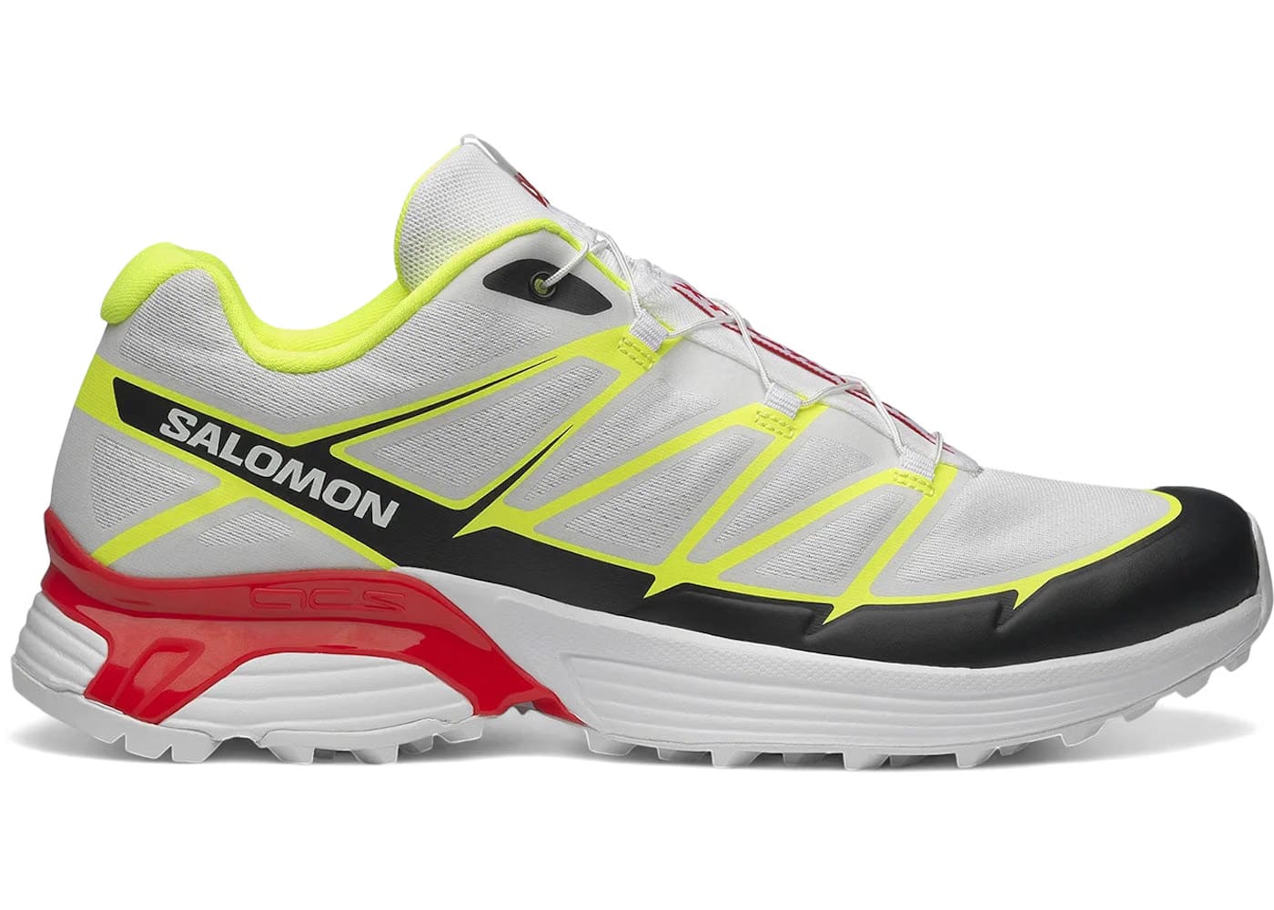 Salomon Xt-Pathway 2 White Safety Yellow Fiery Red