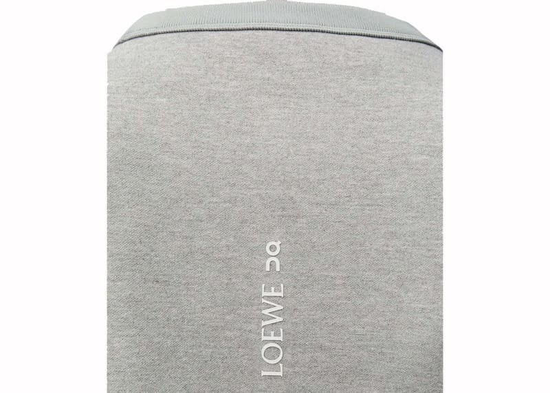 LOEWE x ON Technical Jersey Sweatshirt Grey Melange