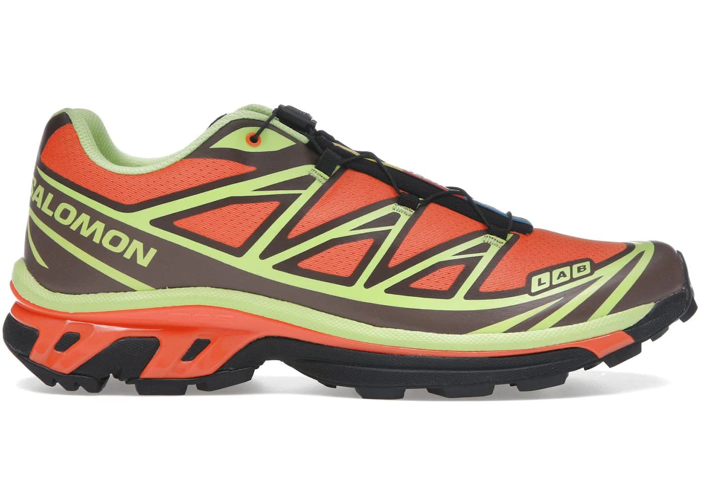 Salomon Xt-6 Red Orange Sharp Green