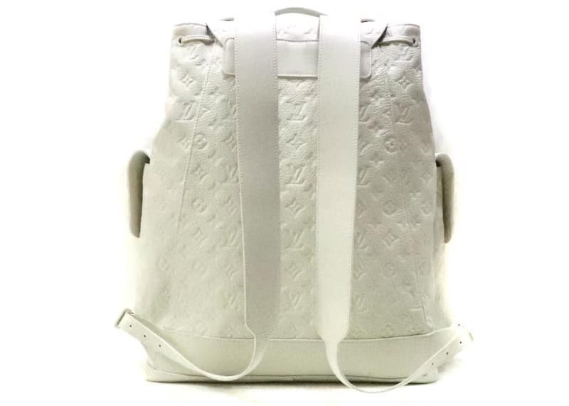 Louis Vuitton Christopher Monogram Empreinte White