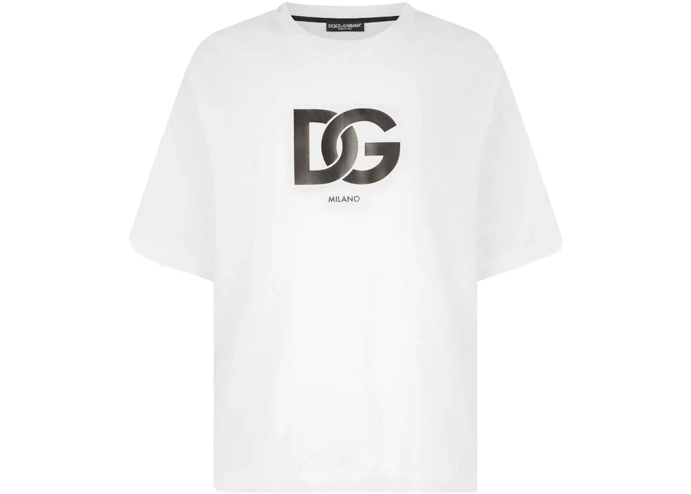 Dolce & Gabbana Cotton DG Logo Print T-Shirt White