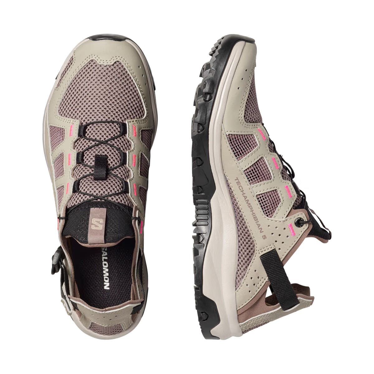 Salomon Techamphibian 5 Sandals & Watershoes Womens Silver Sage