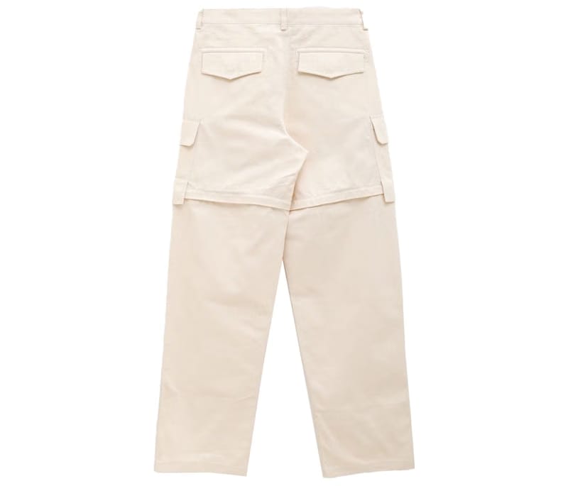 Jacquemus Le Pantalon Peche Convertible Cargo Pants White