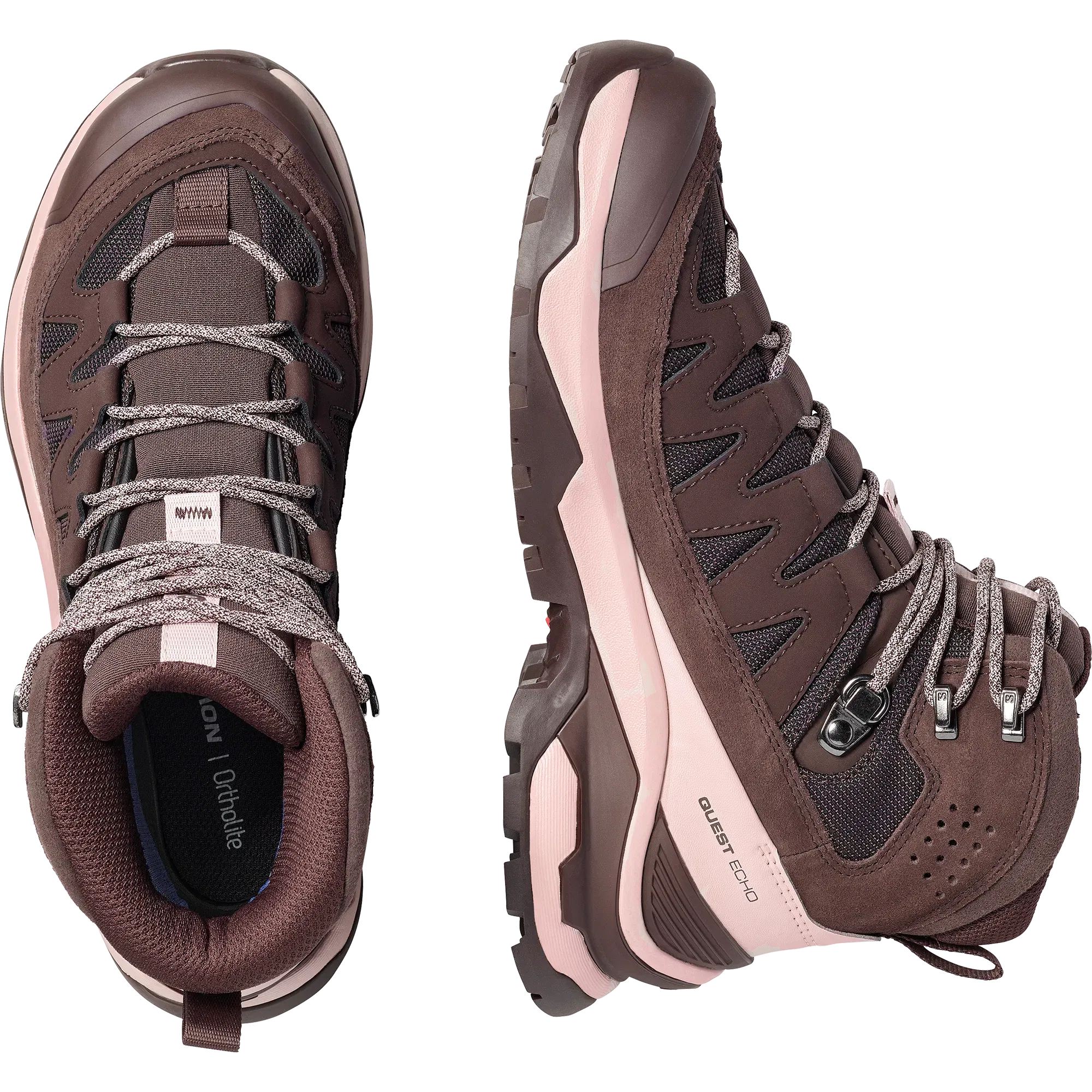 Salomon Quest Echo Gore Tex Backpacking Womens Black Coffee
