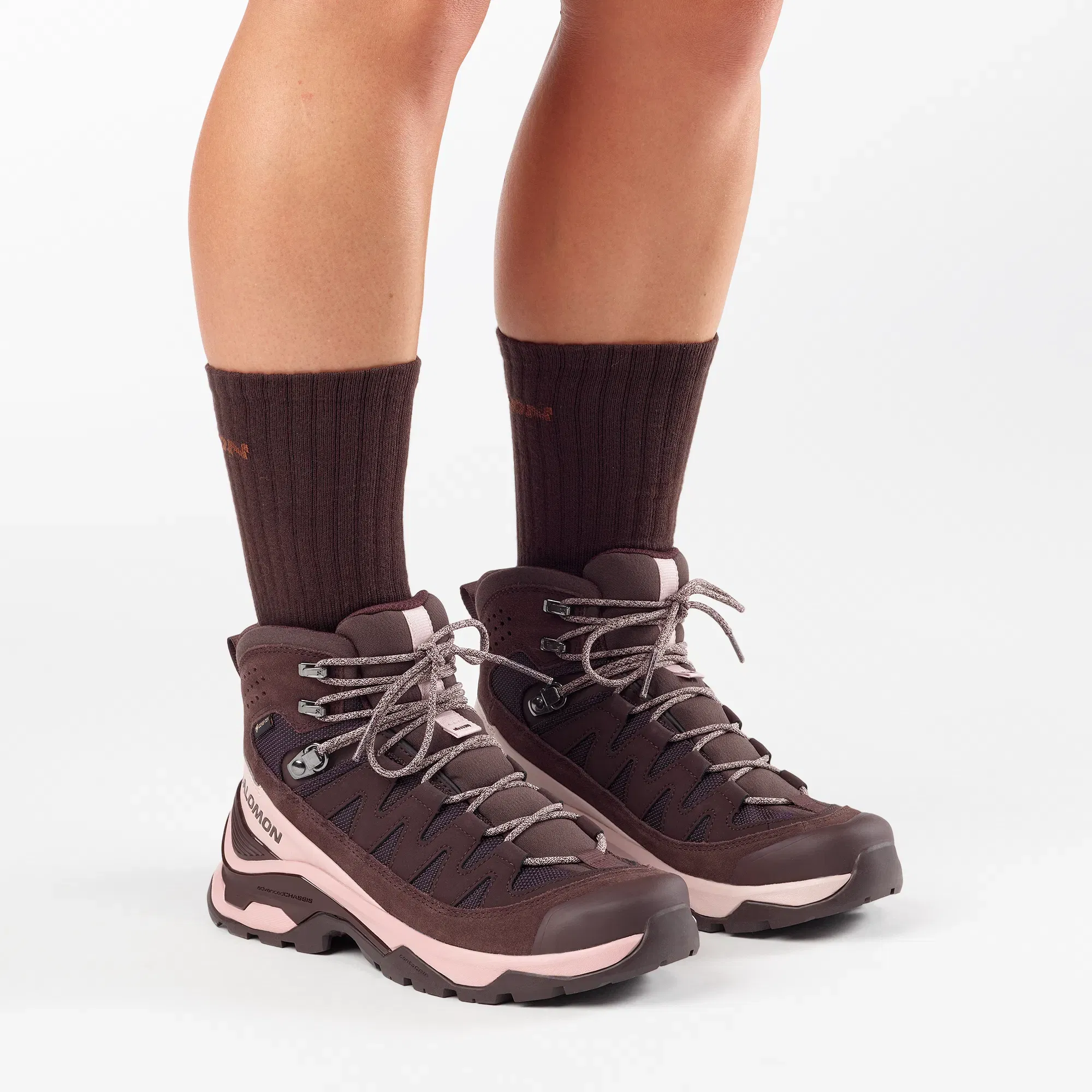 Salomon Quest Echo Gore Tex Backpacking Womens Black Coffee