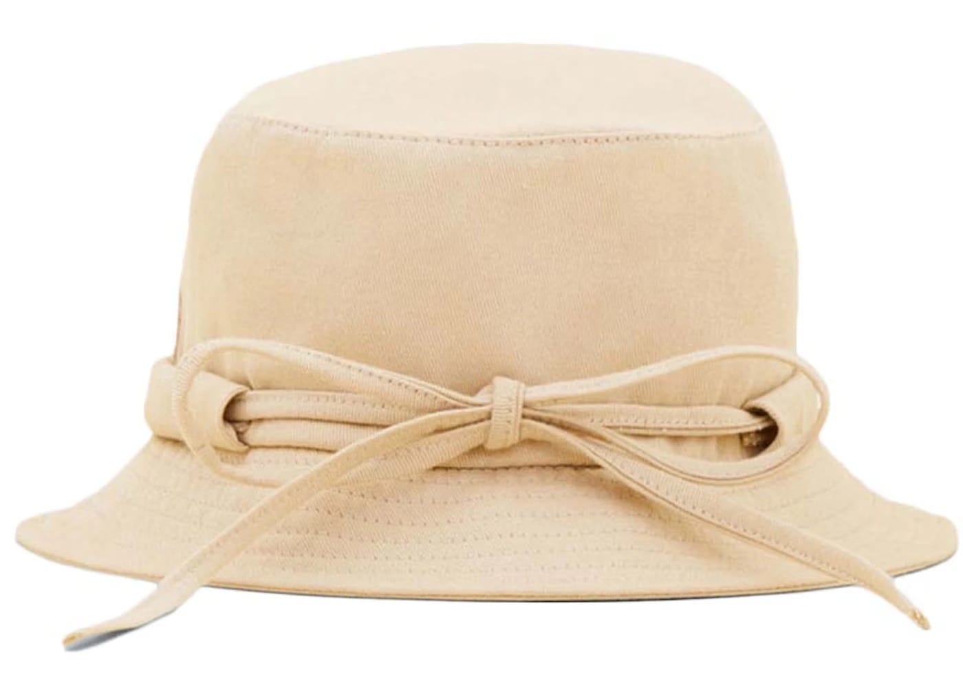 Jacquemus Le Bob Gadjo Canvas Bucket Hat Beige