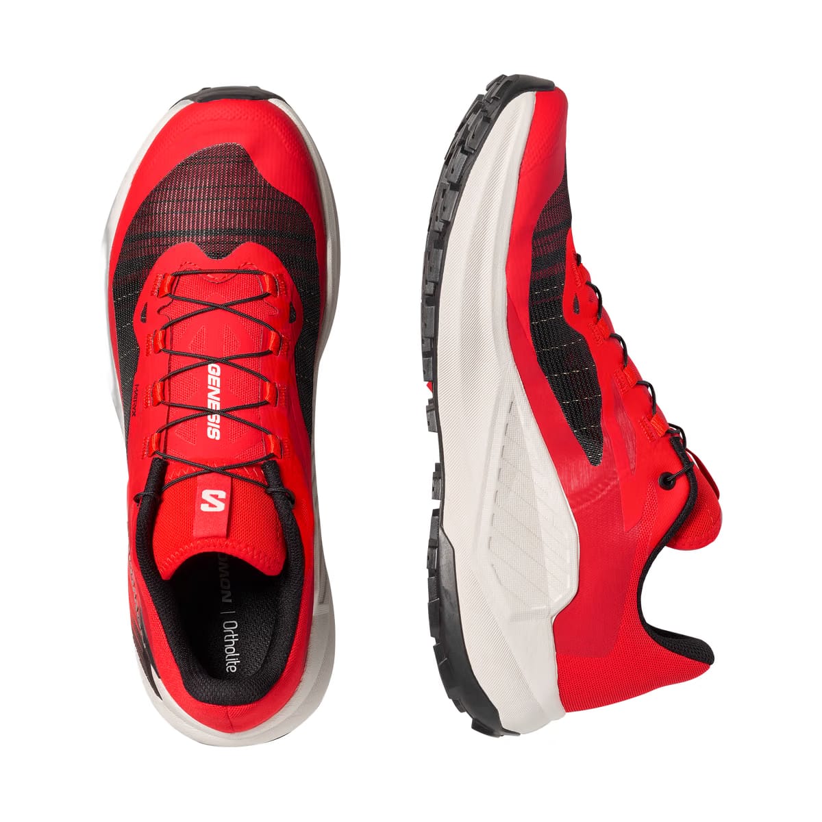 Salomon Genesis Trail Running Fiery Red