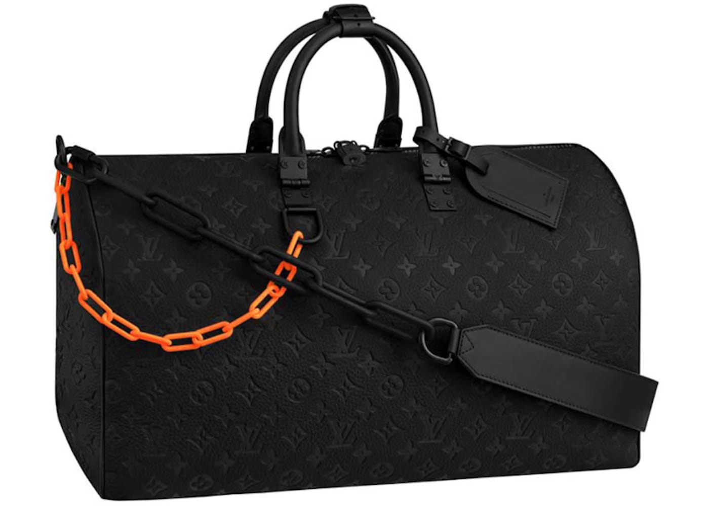 Louis Vuitton Keepall Monogram Bandouliere 50 Black