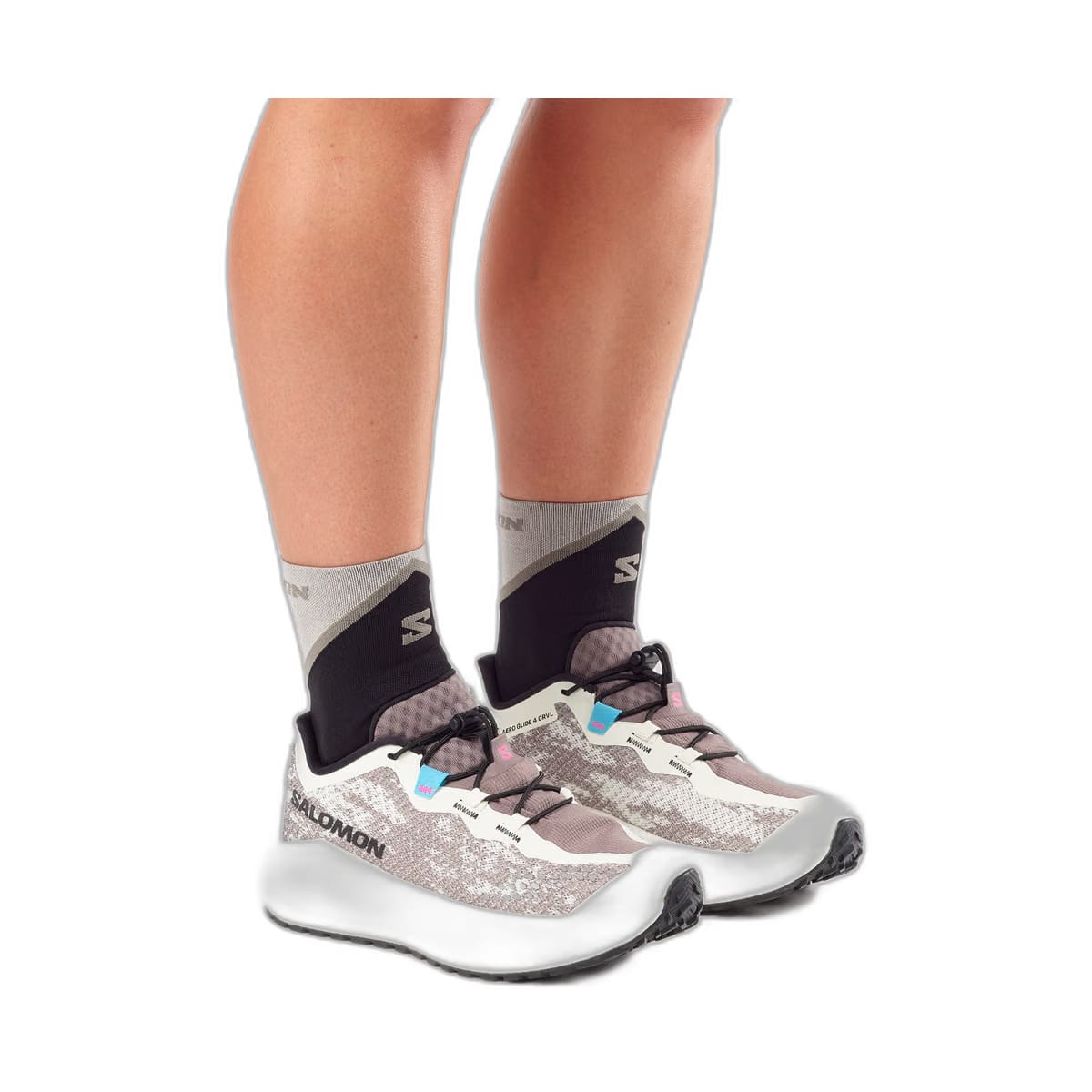 Salomon Aero Glide 4 Grvl Gravel Running Womens Vanilla Ice