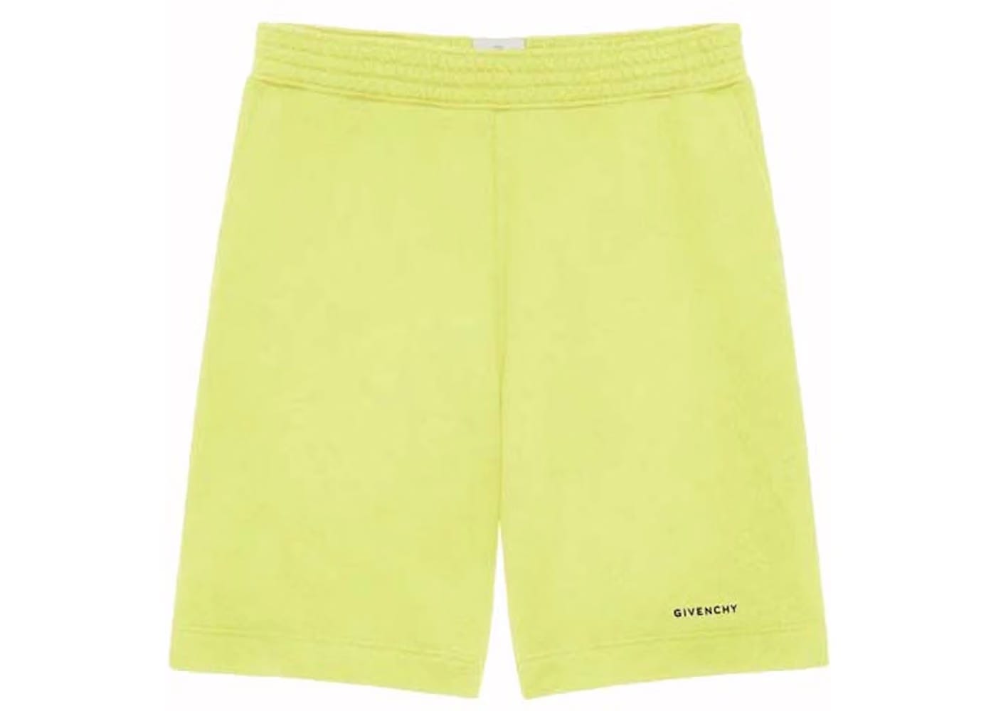 Givenchy Logo Sweatshorts Acid Yellow