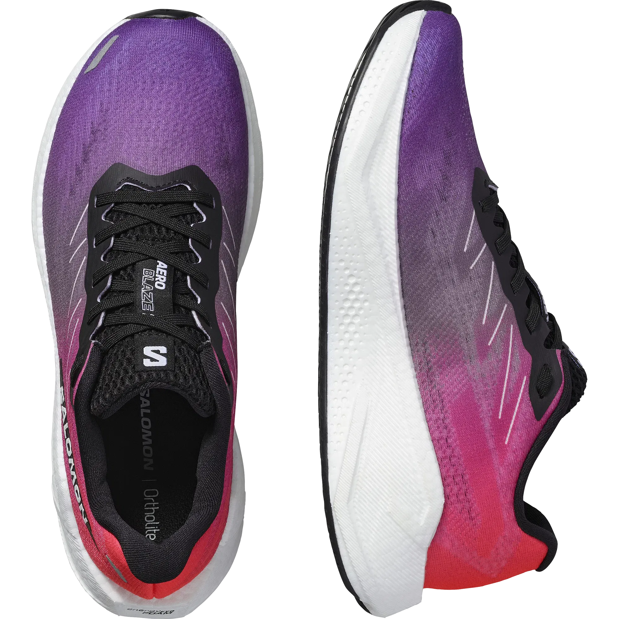 Salomon Aero Blaze 3 Road Running Womens Neon Flame